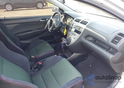 2002 Honda Civic Si из США, поврежденный, VIN SHHEP33532U304730